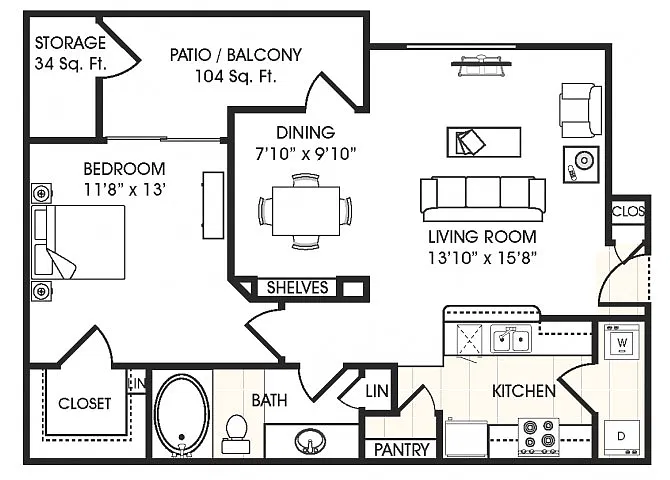 Floor plan Tranquility