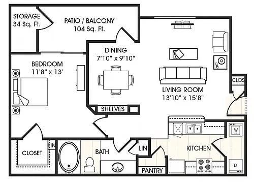 Floor plan Tranquility