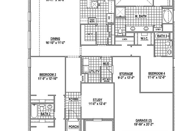 Plan 1688 1st Floor