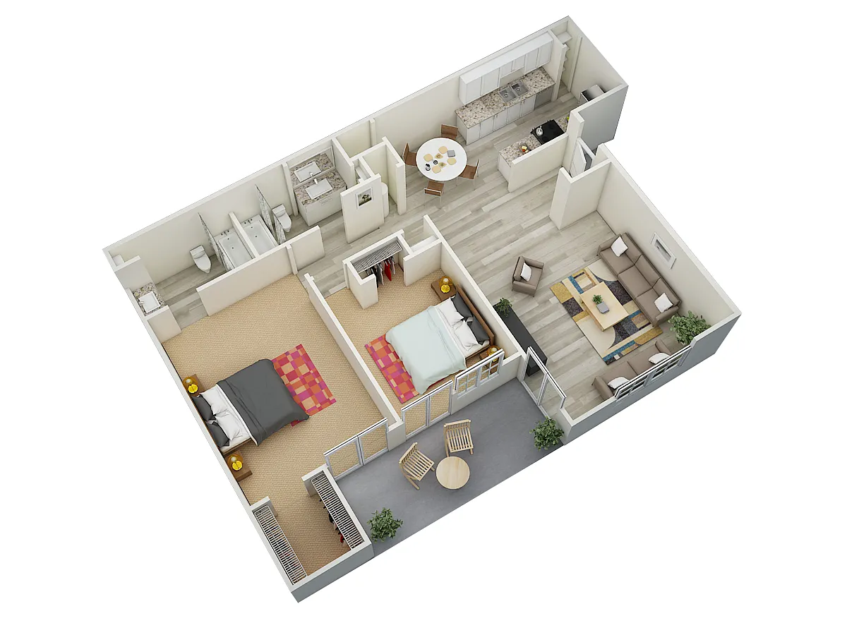 Floor plan W Willow