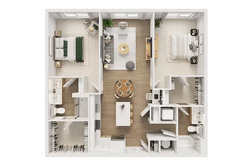 Floor plan B1D