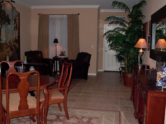 italian tile floor, crown moldings, custom paint