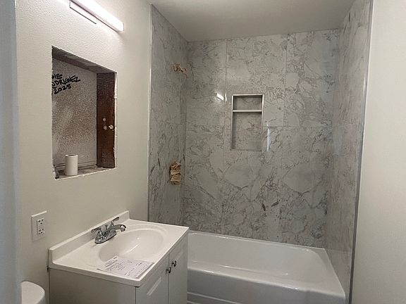 beautifully remodeled bathroom