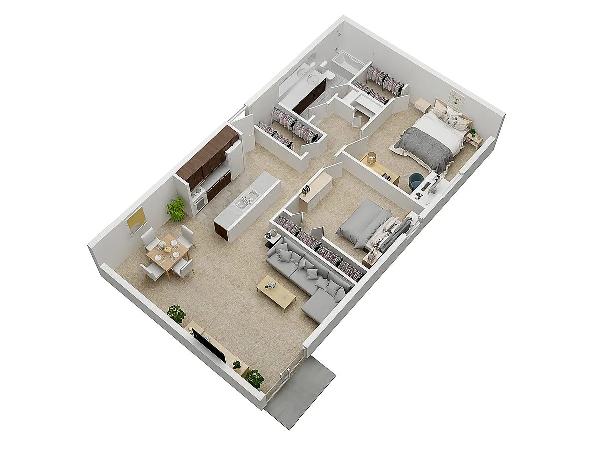 Floor plan The Au Sable