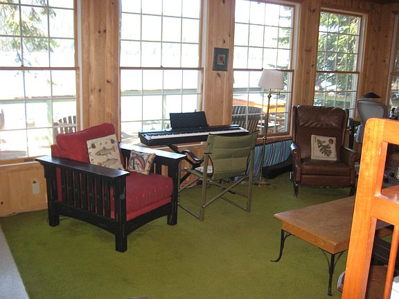Living room looking out