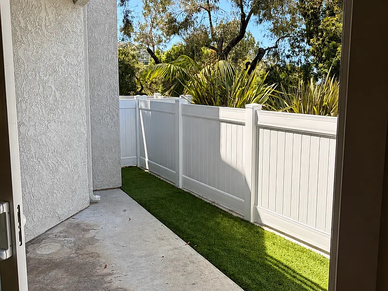 Outdoor area off the main room