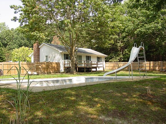 BACK YARD WITH INGROUND POOL