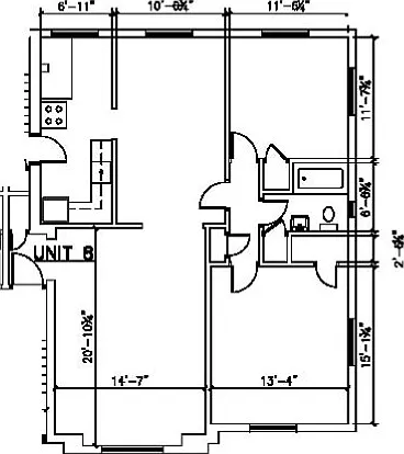 Floor Plan Unit #8