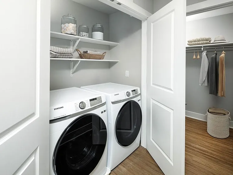 In-unit washer and dryer