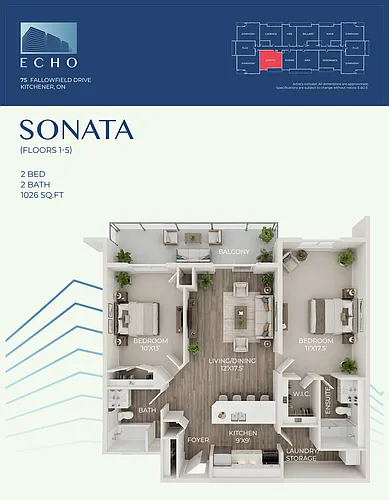 Floor plan 105