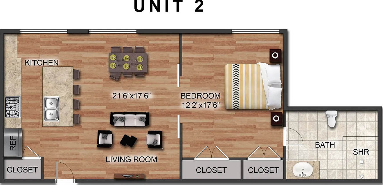 1 bed, 800 sqft, $2,695 — Photo 4