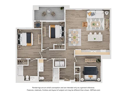 Floor plan 3AA