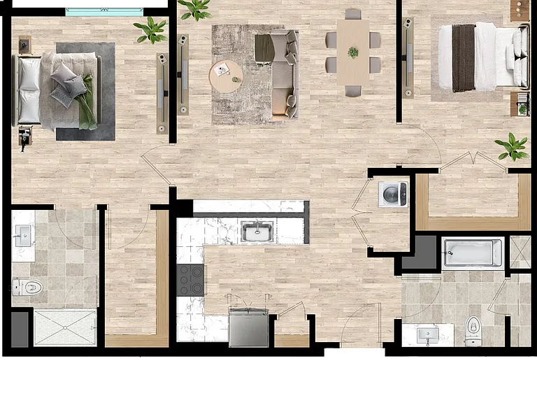 B15 - Two Bedroom B15 - Two Bedroom