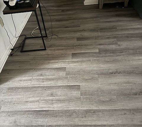 Ne living room floor