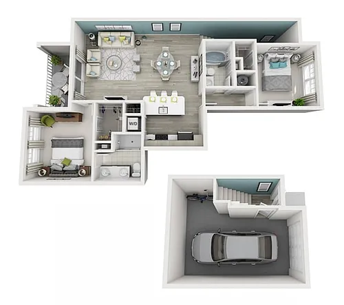 Floor plan Elate (w/Garage)