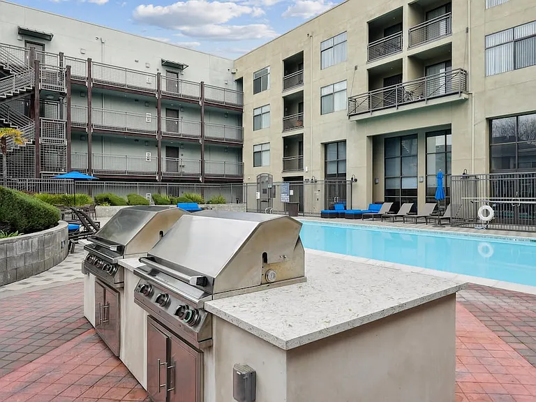 Pool with grill area