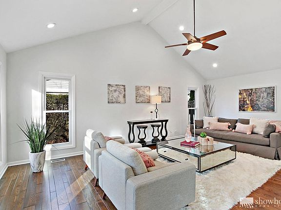 Vaulted celling, recessed lighting