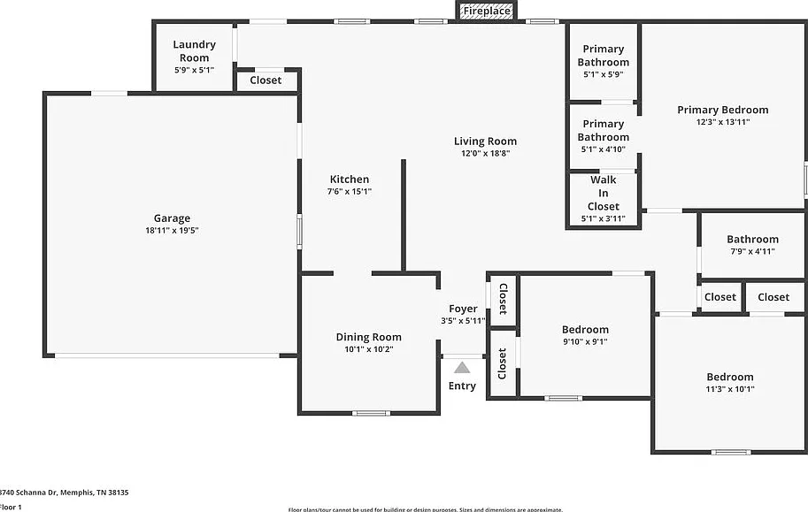 3 bed, 2.0 bath, 1251 sqft, $1,620 — Photo 2