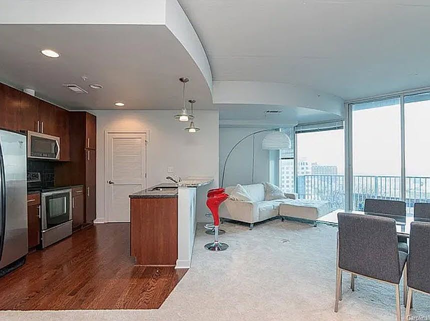 Living room & kitchen