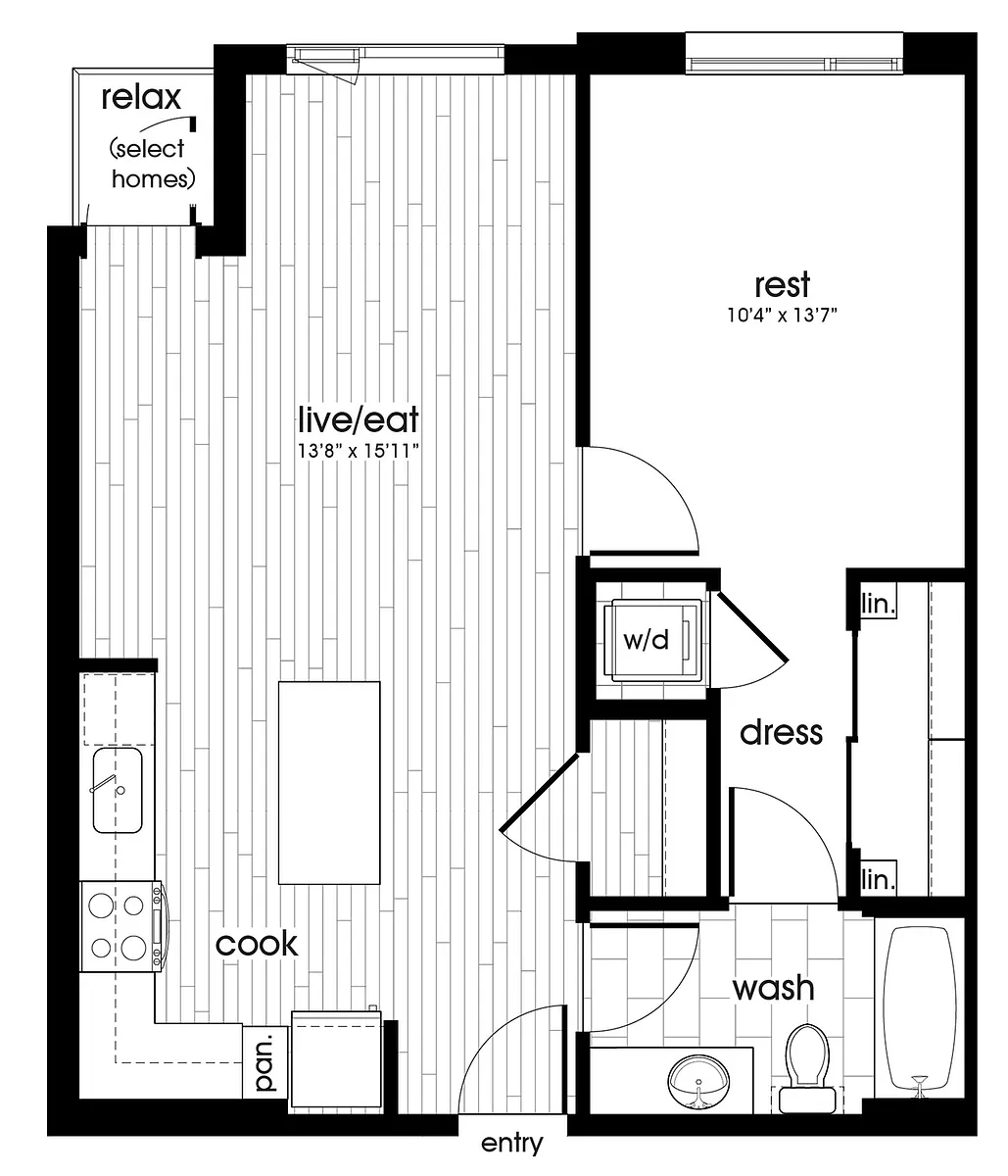 Floor plan A04-SAN