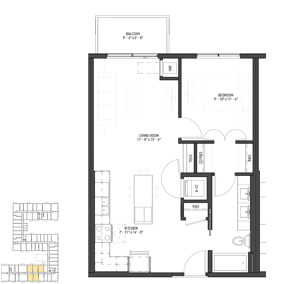 Floor plan Midway - A1