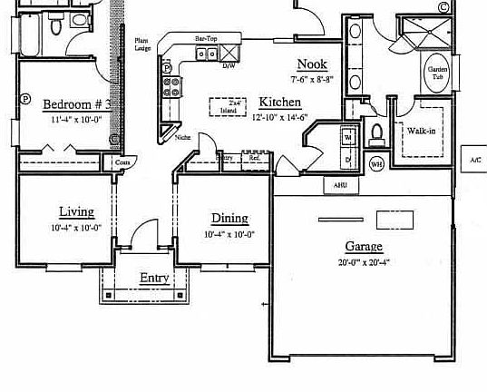 Layout of the house