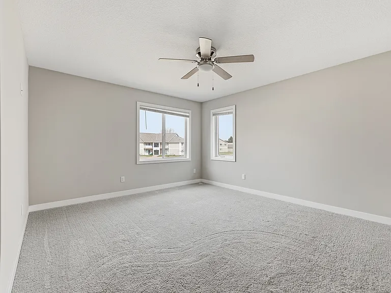 Master bedroom with a view.