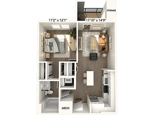 Floor plan A1-Finish1-630