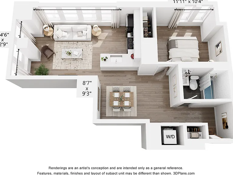 1 bedroom 1 bedroom