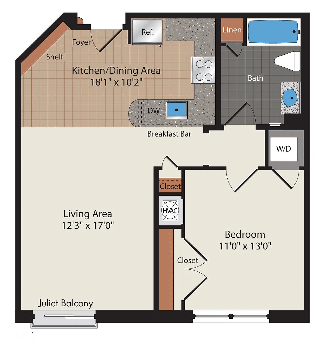Floor plan Clement