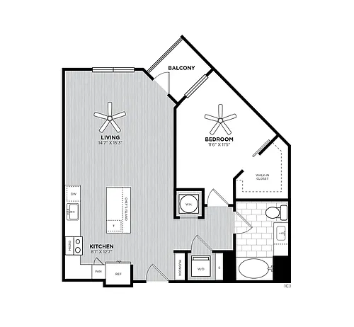 Floor plan Calico Renovated