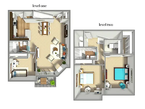Floor plan Elevated Honeysuckle Townhome