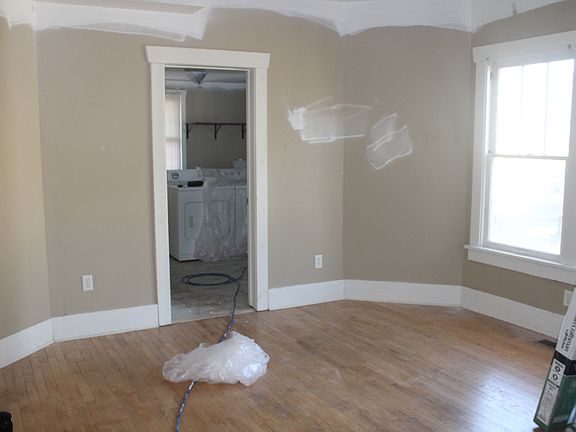 Attached to entry living room