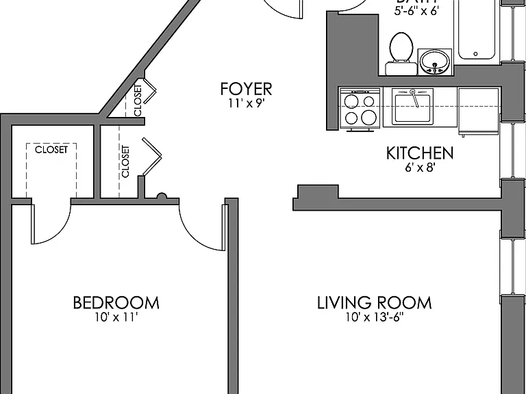 Burbank 1 Bedroom D 4926 Burbank 1 Bedroom D 4926