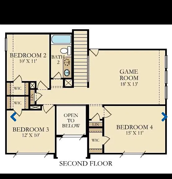 Upstairs Floor Plan