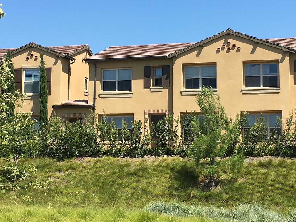 View from Jeffrey Open Space Trail of the front door.