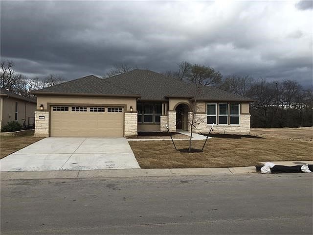 Sun City Texas- 512 Davis Mountain, Front Elevation