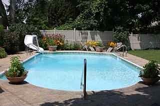 Mature perennial gardens