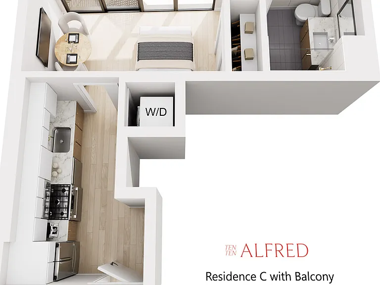 Residence C with Balcony Residence C with Balcony