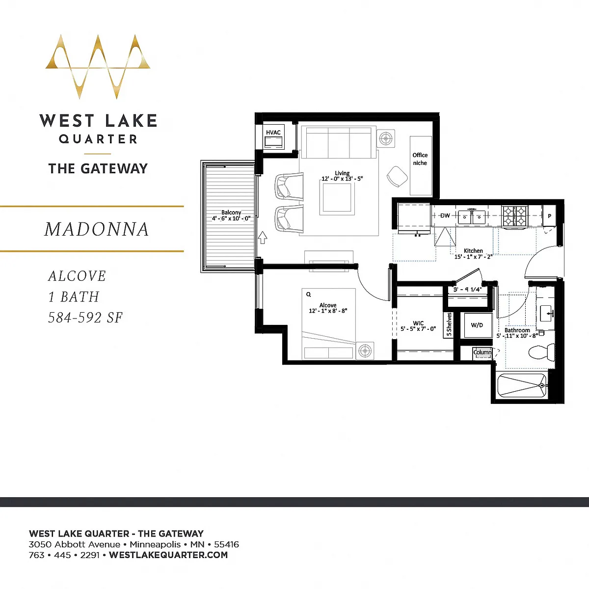 Floor plan Madonna - ALCOVE