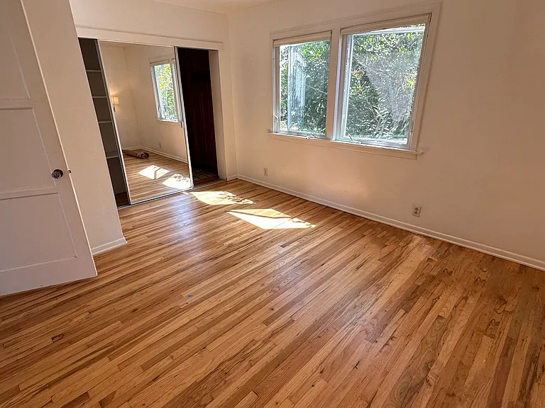 Spacious primary bedroom