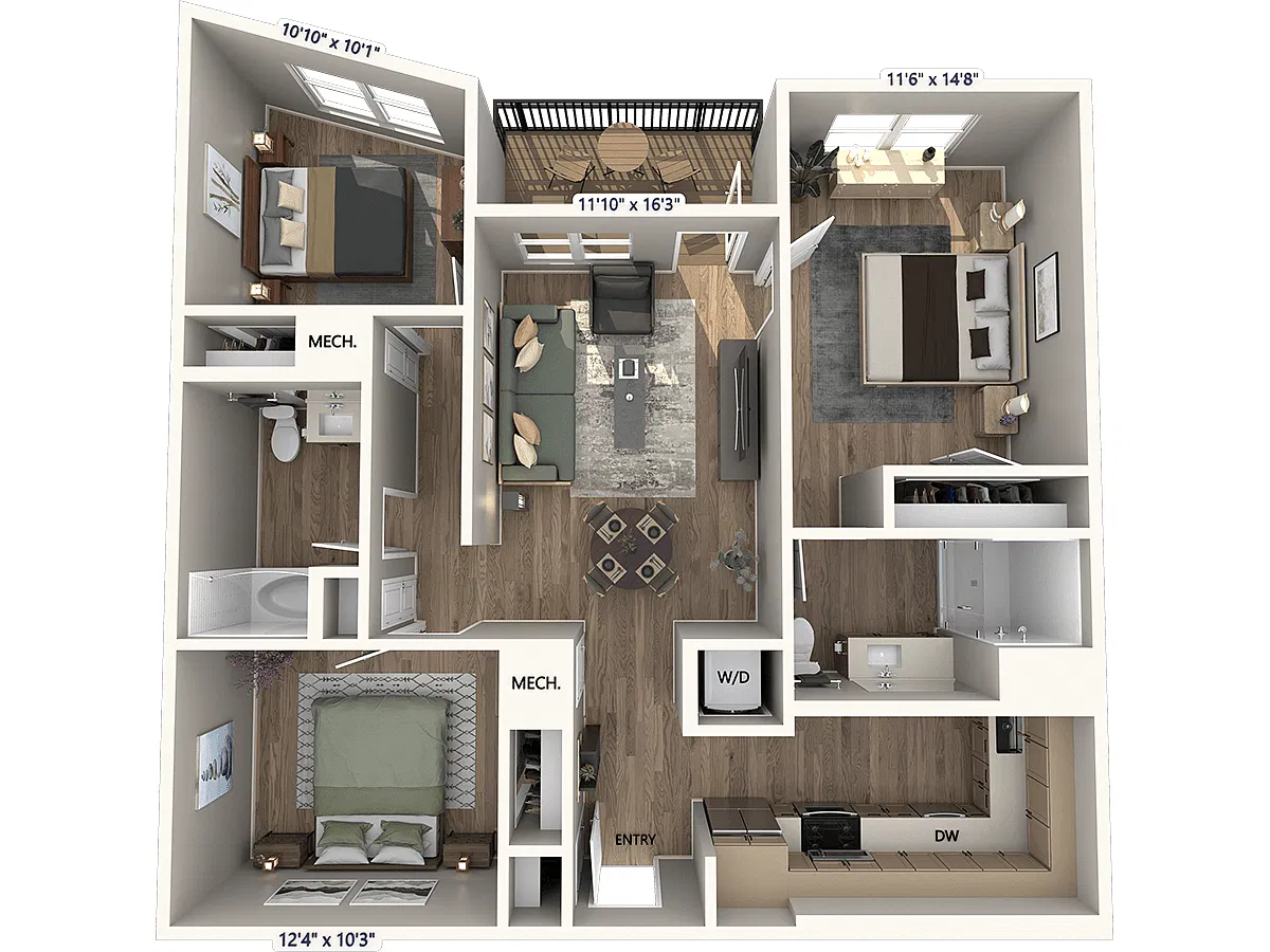 Floor plan CA1a