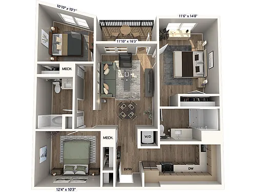 Floor plan CA1a