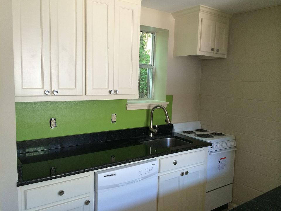 Adorable kitchen with granite countertops (backsplash color