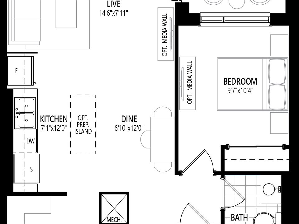 NPB3 - 1 Bedroom Den