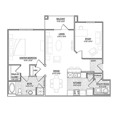 Floor plan Bocage II