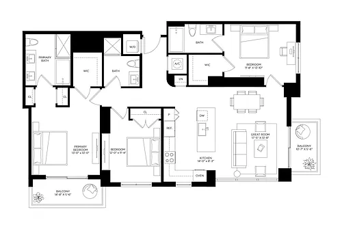Floor plan C01