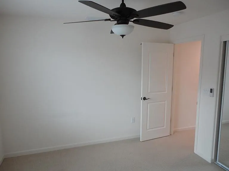2nd Bedroom w/ Fan Light, Closet