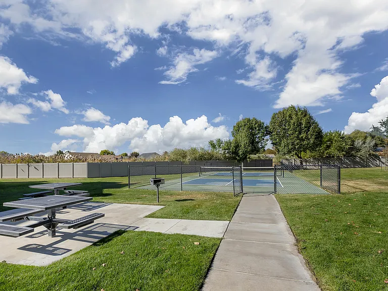 Picnic Area Near Pickle Ball Court