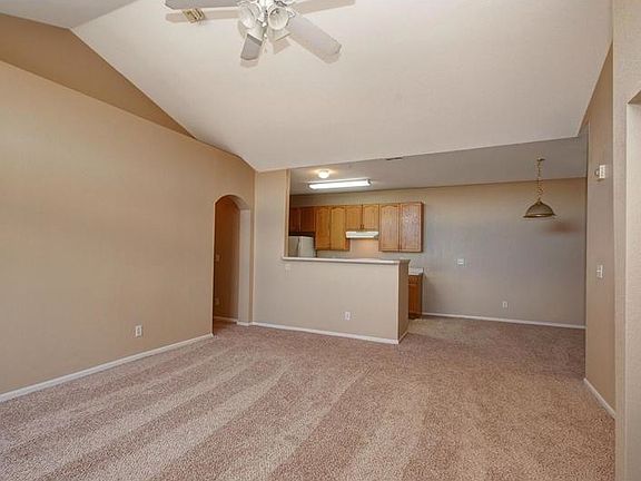 Great room with vaulted ceilings